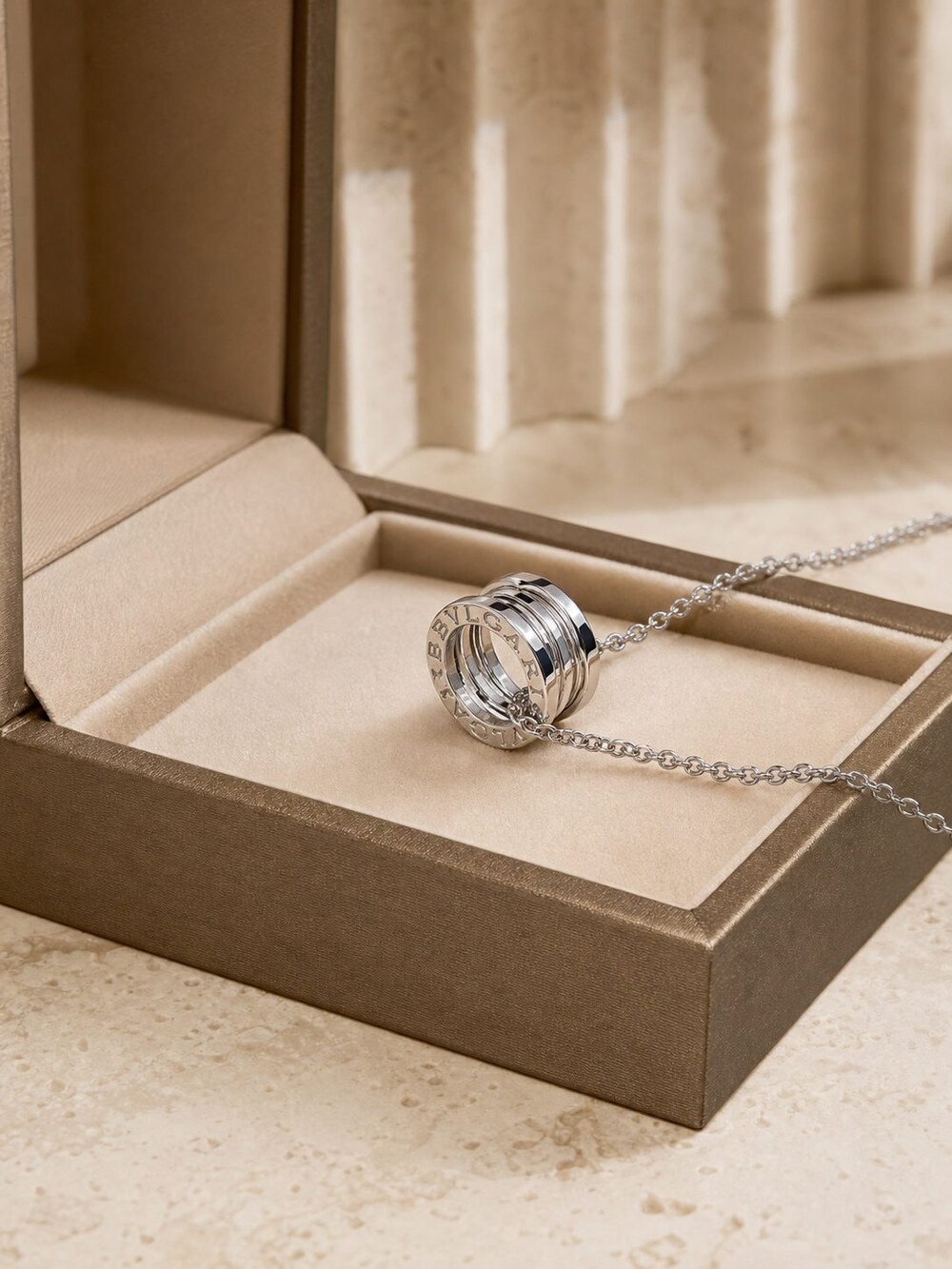 Bulgari Refined Statement Necklace Style 5 | New with Box - Picture 5 of 9